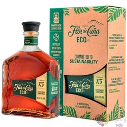 Flor de Cańa „ ECO ” aged 15 years Nicaraguan rum 40% vol.  0.70 l