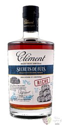 Clément Secrets de Futs „ Riche ” unique Martinique rum 42.4% vol.  0.70 l