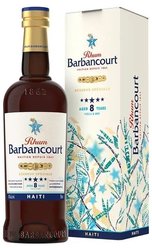 Barbancourt „ 5 Stars Réserve Spéciale ” aged  8 years aged rum of Haiti 43% vol.    0.70 l