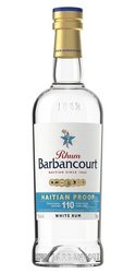 Barbancourt „ White Haitian Proof ” rum of Haiti 55% vol.  0.70 l