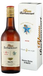 Barbancourt „ 3 Stars ” aged 4 years gift box aged Haiti rum 43% vol.  0.70 l