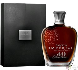 Barcelo „ Imperial 40 Aniversario ” aged Dominican rum 43% vol.  0.70 l