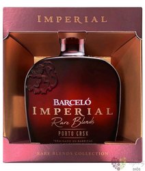 Barcelo  Imperial Rare blends Port cask  aged Dominican rum 38% vol.  0.70 l