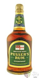 Pusser´s British navy „ Green ” overproof rum of Virginia Islands 75,5% vol.  0.70 l
