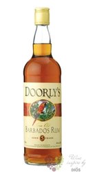 Doorlys aged 5 years fine old Barbados rum 40% vol.  0.70 l
