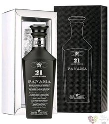 Rum Nation „ Panama ed. Black ” aged 21 year Panamas rum 40% vol.  0.70 l
