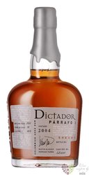 Dictador 2004  Parrafo Borbn  unique Colombian rum 46% vol. 0.70 l