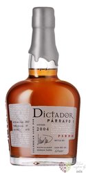 Dictador 2004  Parrafo Pardo  unique Colombian rum 41% vol. 0.70 l