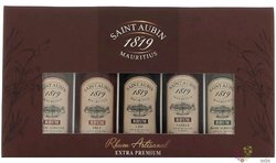 Saint Aubin  Extra Premium tasting set  Mauritian rum 5 x 0.05 l