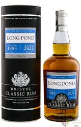 Long Pond 1985  Bristol bott. 2022  unique Jamaican rum 49.5% vol.  0.70 l