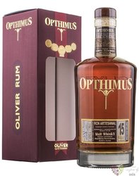Opthimus ed. 2018 „ Malt whisky cask ” aged 15 years Dominican rum 43% vol. 0.70 l