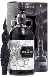 Kraken  Black spiced Candle set  flavored Trinidad &amp; Tobago rum 40% vol.  1.00 l