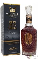 A.H. Riise Non Plus ultra „ Very rare ” Danish Virginia islands rum 42% vol.  0.70 l