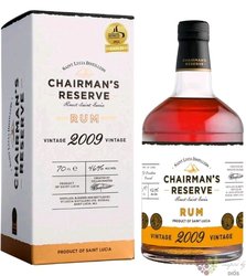 Chairmans „ Reserve Vintage  2009  ” unique Saint Lucian rum 46% vol. 0.70 l