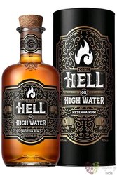 Hell or High Water  Reserve  gift tube Panamas rum 40% vol.  0.70 l