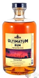 Ultimatum „ Selected ” aged 8 years finest Caribbean rum 46% vol.  0.70 l