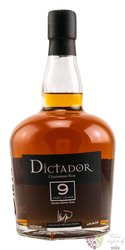 Dictador aged 9 years Colombian rum 40% vol.  0.70 l