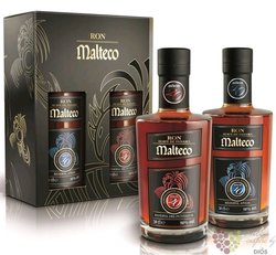 Malteco  Collection 10&amp;20 years  Panamas rum 41% vol.  2x0.20 l