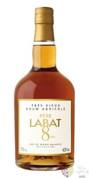 Pére Labat agricole tres vieux aged 8 year rum of Marie Galante Guadeloupe 42% vol.   0.70 l