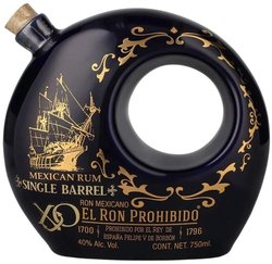 el ron Prohibido Habanero  XO  aged Mexican rum  40% vol.  0.70 l