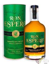 Espero  Reserva Exclusiva  aged Dominican rum 40% vol.  0.70 l