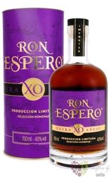 Espero  Extra aejo XO  aged Dominican republic rum 40% vol.  0.70 l