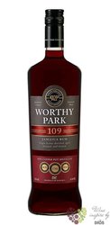 Worthy Park  Rum bar Barrel 109  aged Jamaican rum 54.4% vol. 0.70 l