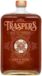 Traspers aged 15 years Panama rum  44% vol.  0.70 l