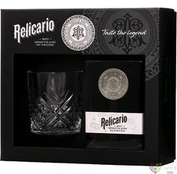 Relicario  Supremo   glass set aged Dominican rum 40% vol.  0.70 l