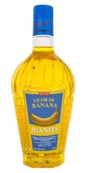 Arehucas „ ron Artemi Juanita Banana ” Canaria Islands flavored rum 20% vol.  0.07 l