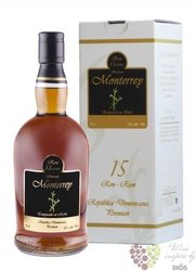 Hacienda Monterrey 15 years old gift box rum of Dominican republic 38% vol.  0.70 l