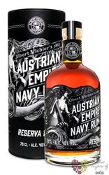 Austrian Empire Navy „ Reserva 1863 ” gift tube rum based spirits 40% vol.  1.00 l