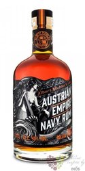 Austrian Empire Navy „ Solera 18 ” aged rum of Barbados 40% vol.  0.70 l
