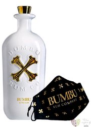 Bumbu „ Cream mask set ” cream liqueur based Panamas rum 15% vol.  0.70 l