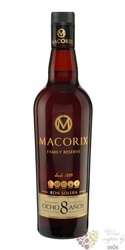 Macorix  Family  reserve  aged 8 years Dominican rum 37.5% vol.  0.70 l