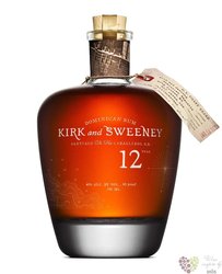 Kirk &amp; Sweeney aged 12 years Dominican rum 35 Maple Street spirits 40% vol. 0.70 l