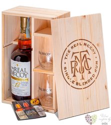the Real McCoy  Prohibition Tradition 100 Proof  glass set Barbados rum 50% vol.  0.70 l