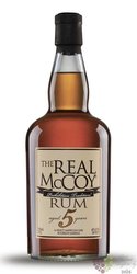 the Real McCoy  Single blended  aged 5 years Barbados rum 40% vol.  0.70 l