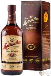 Matusalem  Gran reserva  aged 15 years Cuban rum  40% vol.  1.00 l