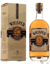 Whisper Antigua 5 years aged caribbean rum 40% vol.  0.70 l