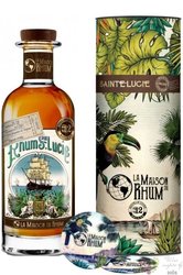 Santa Lucia distilery „ la Maison du Rhum II. ” aged Caribbean rum 45% vol.  0.70 l