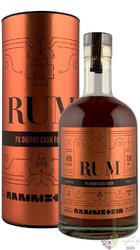 Rammstein  PX cask  blended Carribean rum 46% vol.  0.70 l