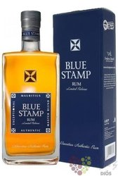 Blue Stamp gift box aged Mauritian rum 42% vol.  0.70 l