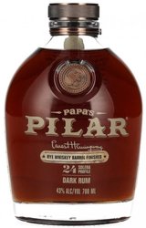 Papas Pilar  Rye Whiskey Barrel Finished   24 Solera Dark Rum  43%0.70l