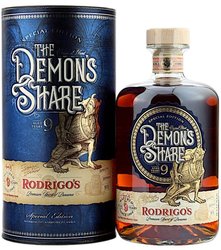 the Demons Share Rodrigos Reserve aged 9 years Panamas rum  40% vol.  0.70 l