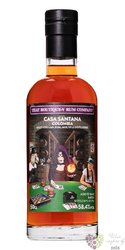 Casa Santana  that Boutique-y batch.  aged 12 years Colombian rum 58.4% vol.  0.50 l