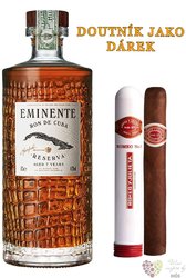 Eminente reserva  El Cocodrilo Cubano special gift set  7 years aged Cuban rum 41.3% vol.  0.70l