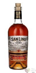 San Lino Carta oro „ Extra Aňejo ” aged 4 years Cuban rum 40% vol   0.70 l
