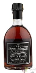 Bentley &amp; Cooper „ Founders Reserve XO ” Jamaica rum 40% vol.  0.70 l