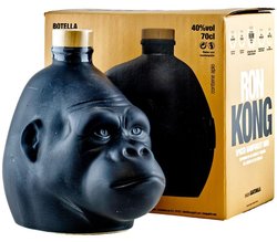 Kong b.2  Black  Spiced Rainforest Guatemala rum 40% vol.  0.70 l